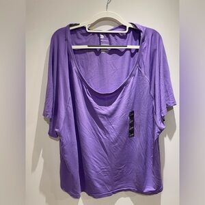 All in Motion Purple Short Sleeve Women's Top